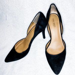 Nine West Suede Point Toe Heels